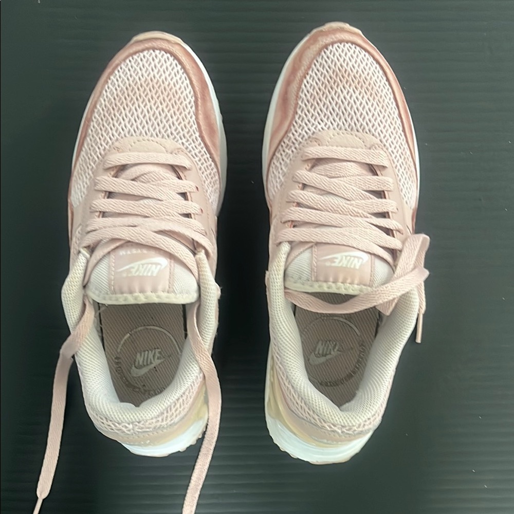 Nike Pink Sneakers air max systm Modern Design Breathable Comfort